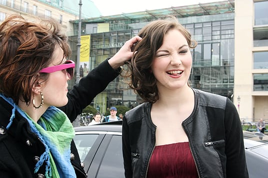 Backstage beim Glamourshooting mit Freiseindesign Feintuning