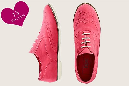 Schnürhalbschuhe pink
