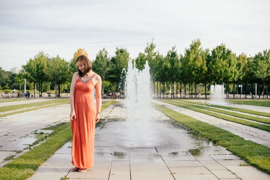 Geliebtes rotes Maxikleid