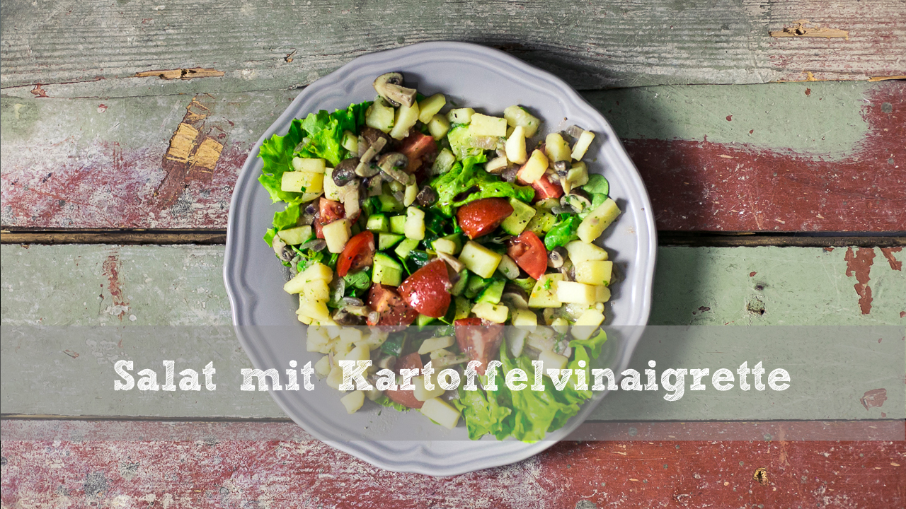 Salat mit Kartoffelvinaigrette