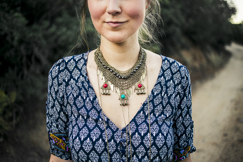 Boho Maxikleider Kiss The Sky Asos