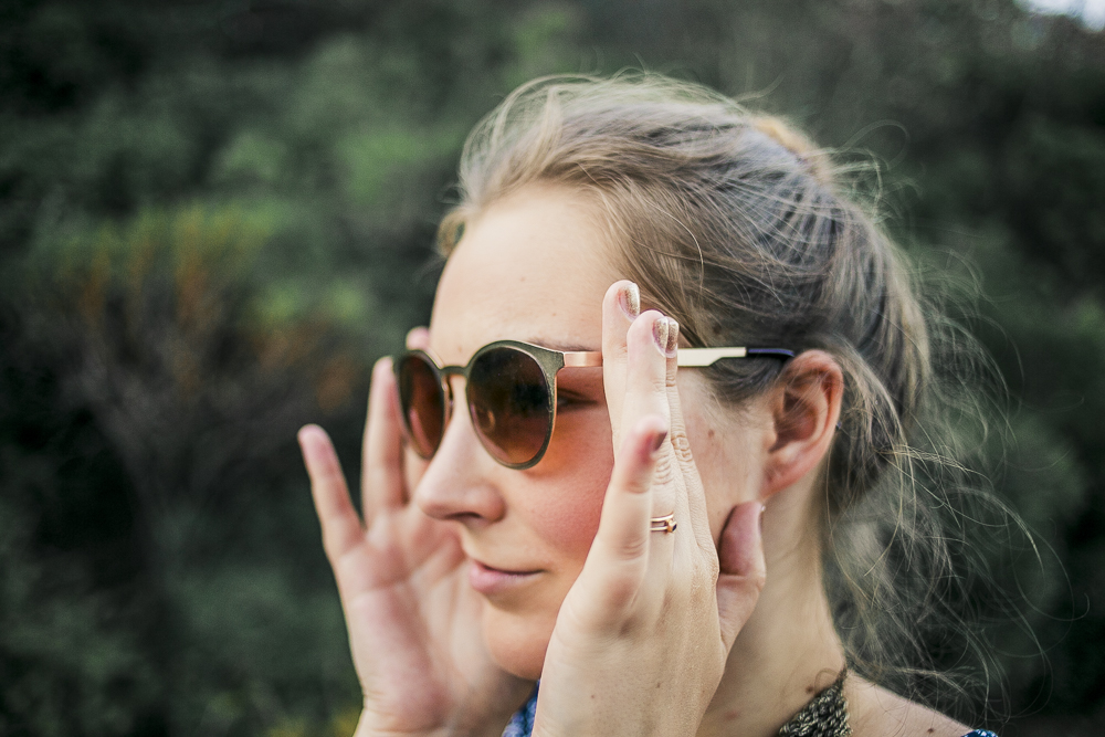 Sonnenbrille Gold