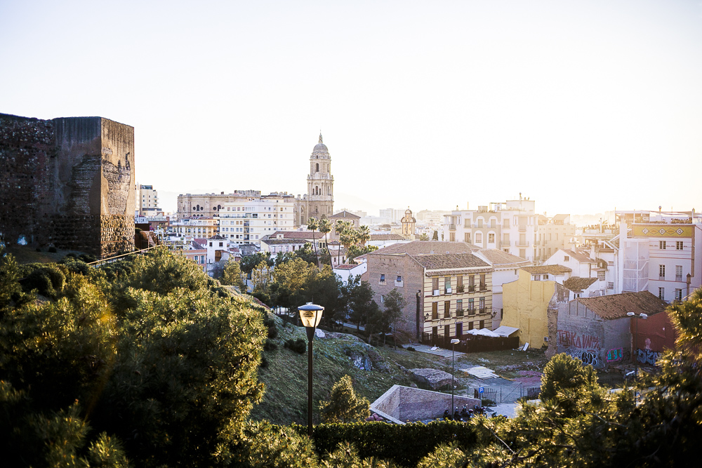 Málaga Sonnenuntergang