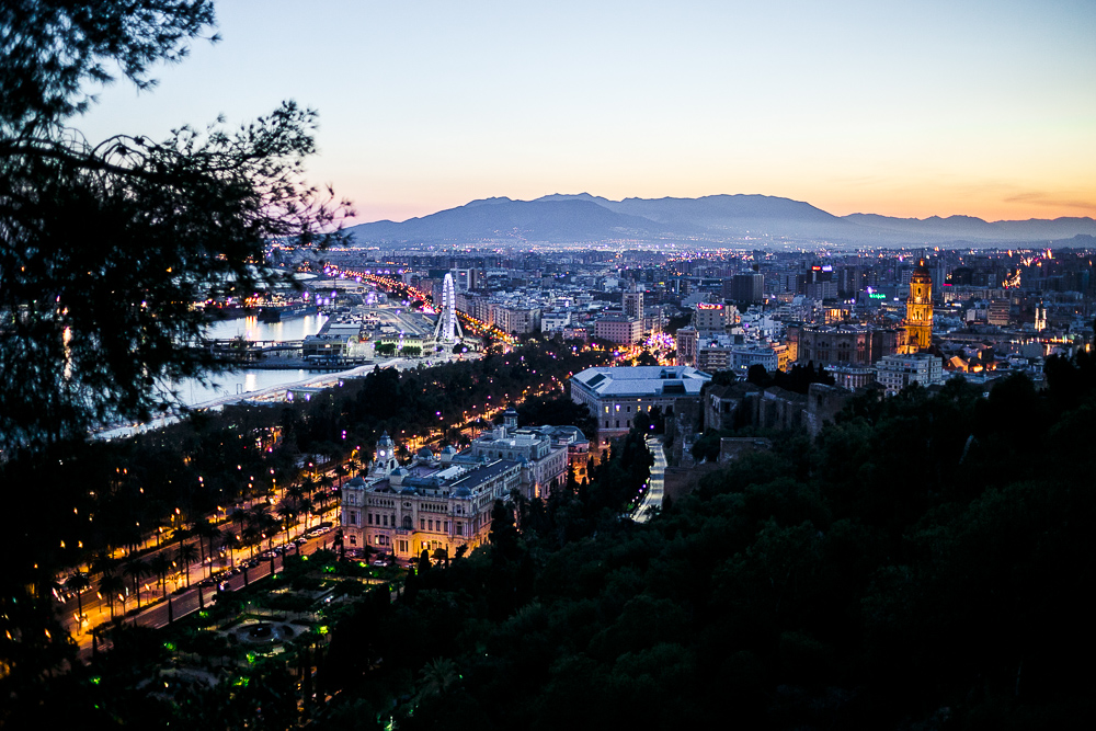 Málaga Aussicht