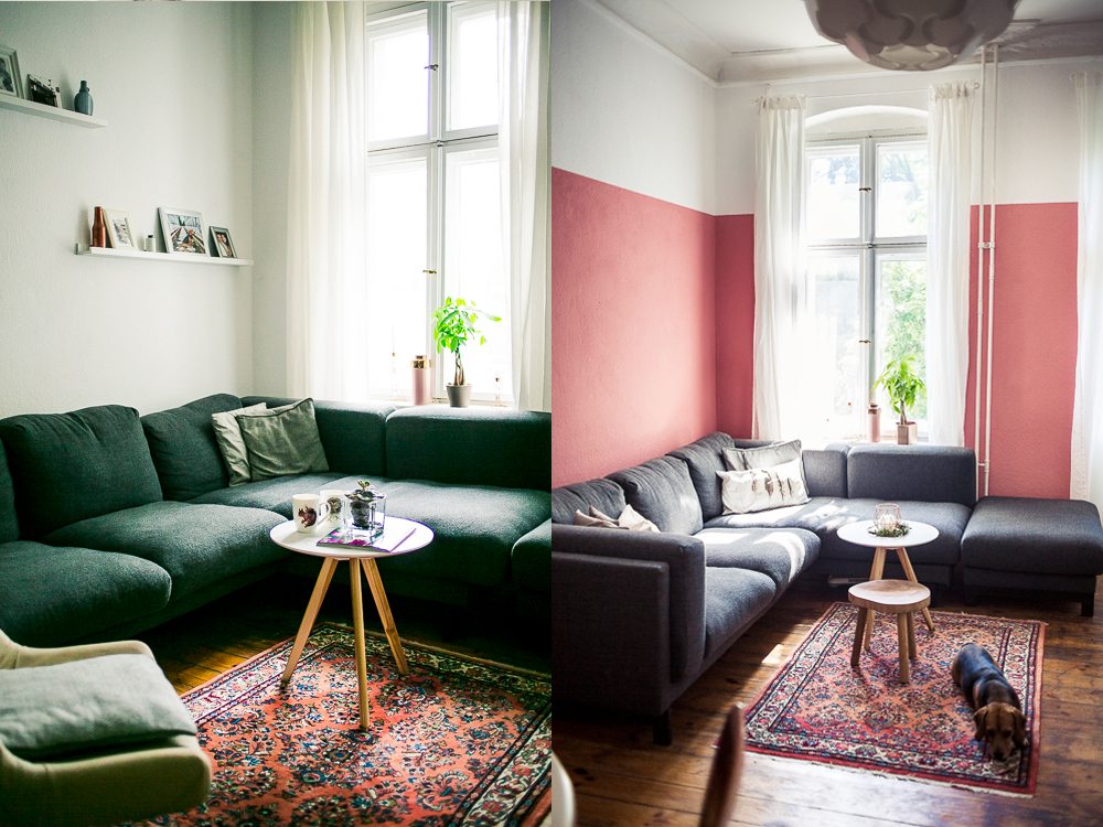 Vorher Nachher Wohnzimmer