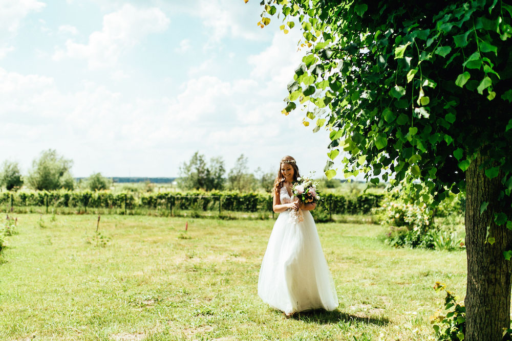 First Look Hochzeit