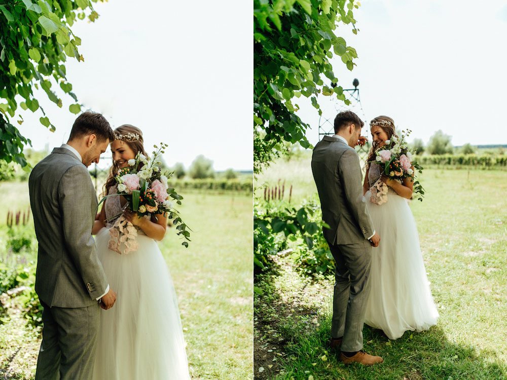 First Look Hochzeit