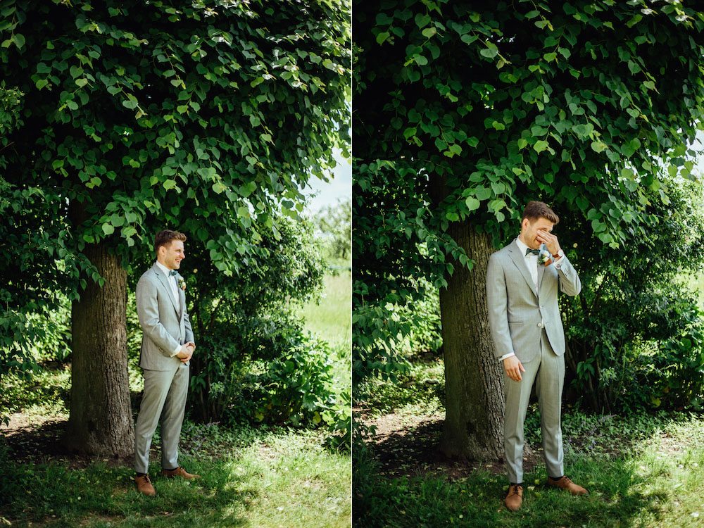 First Look Hochzeit