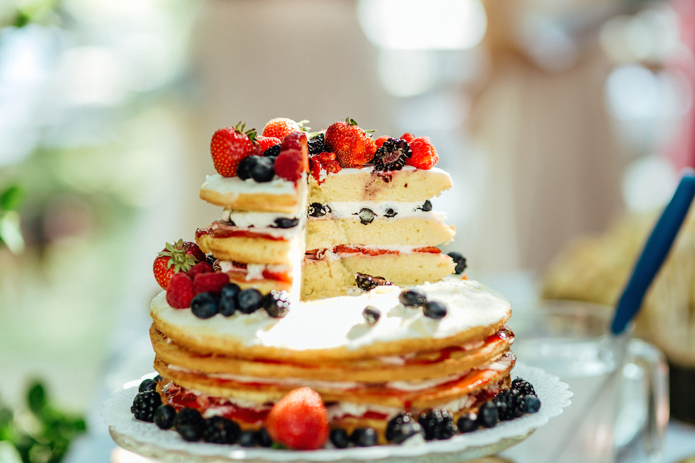 Naked Cake Hochzeitstorte