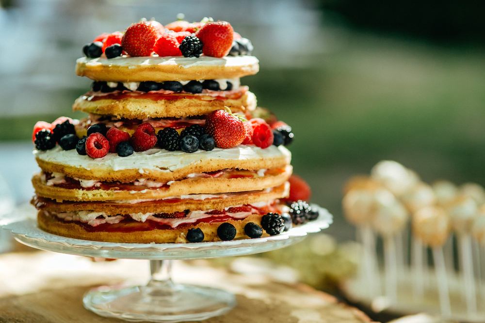 Naked Cake Hochzeitstorte