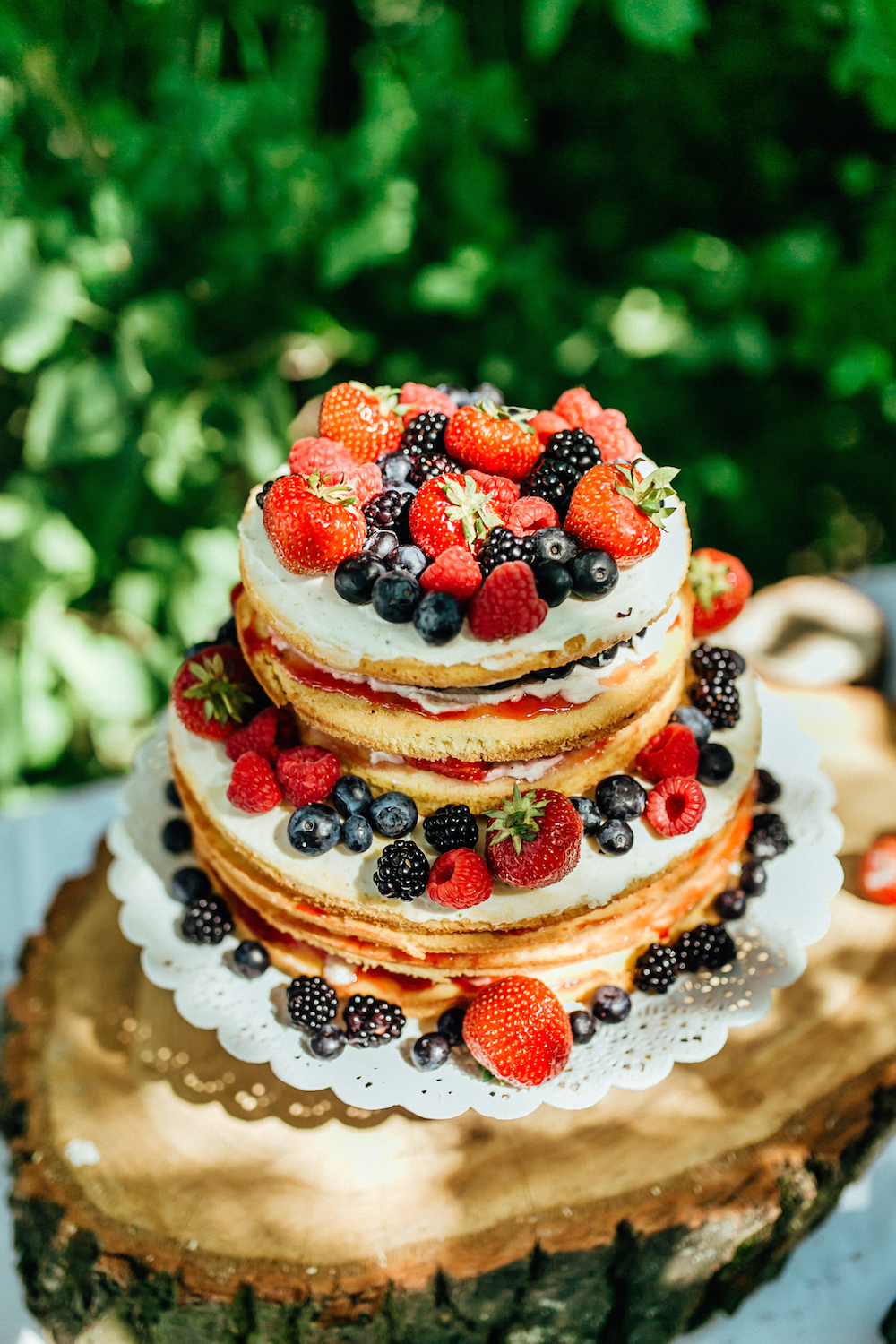 Naked Cake Hochzeitstorte