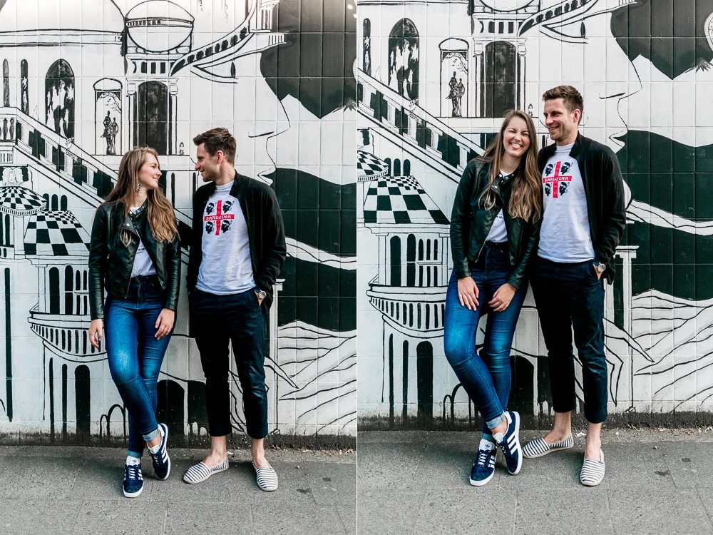 Pärchen Outfit Schwarz Weiß