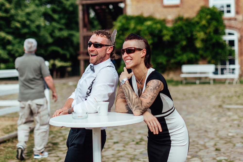 Feder Deko Hochzeit