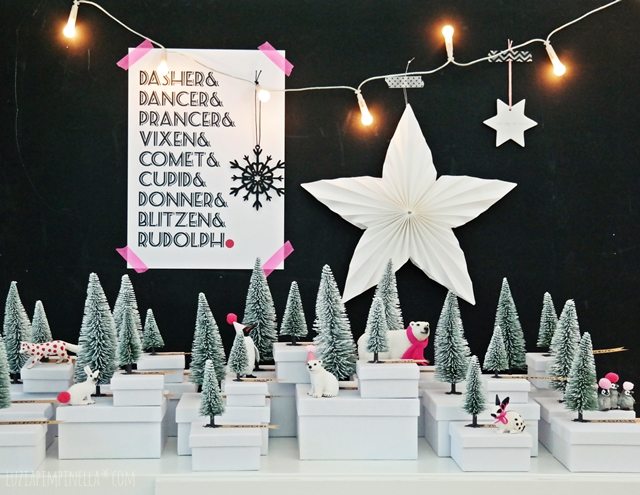 DIY Adventskalender mit Winterwunderland