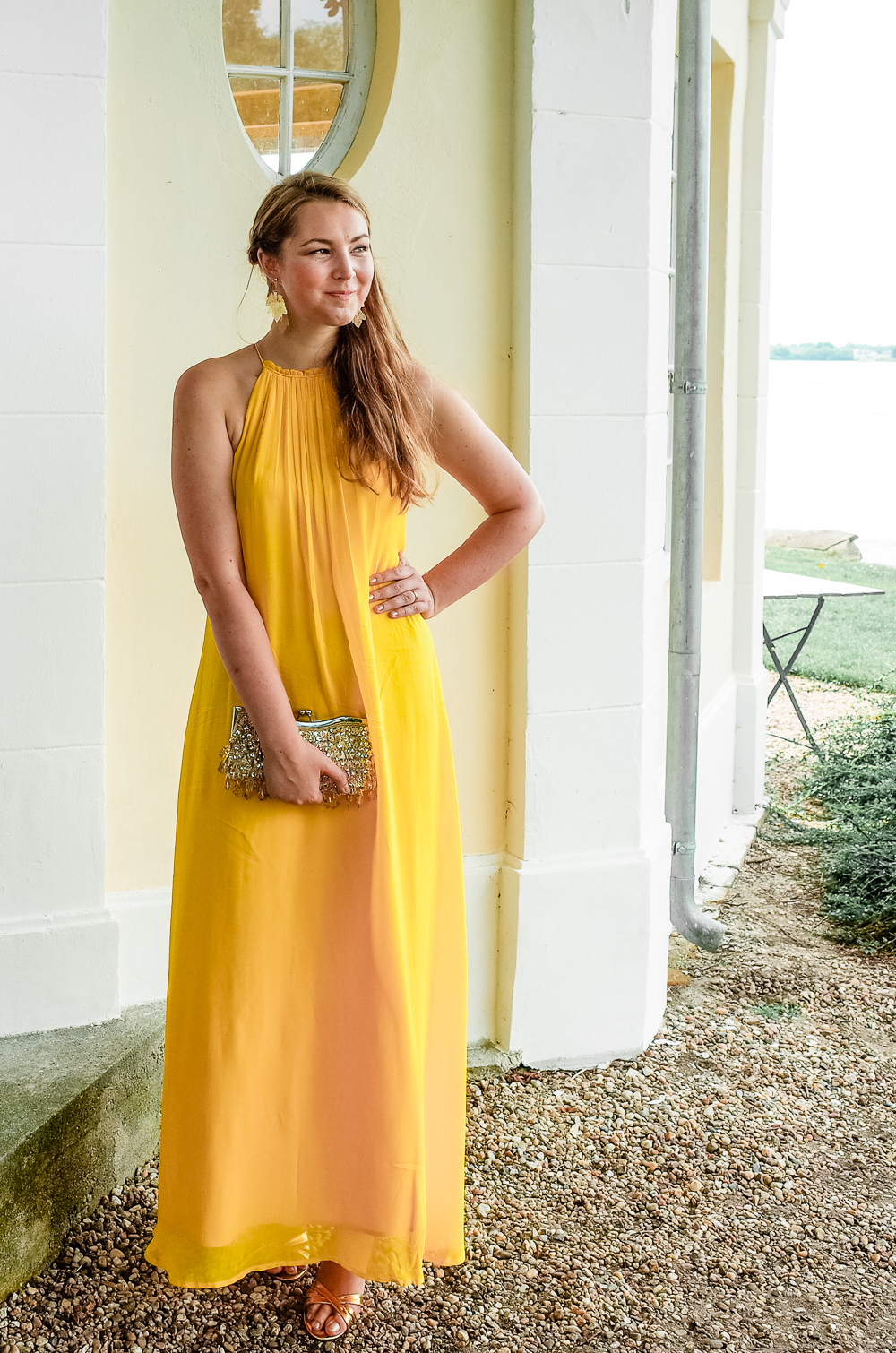 Hochzeitsgast Kleid Gelb