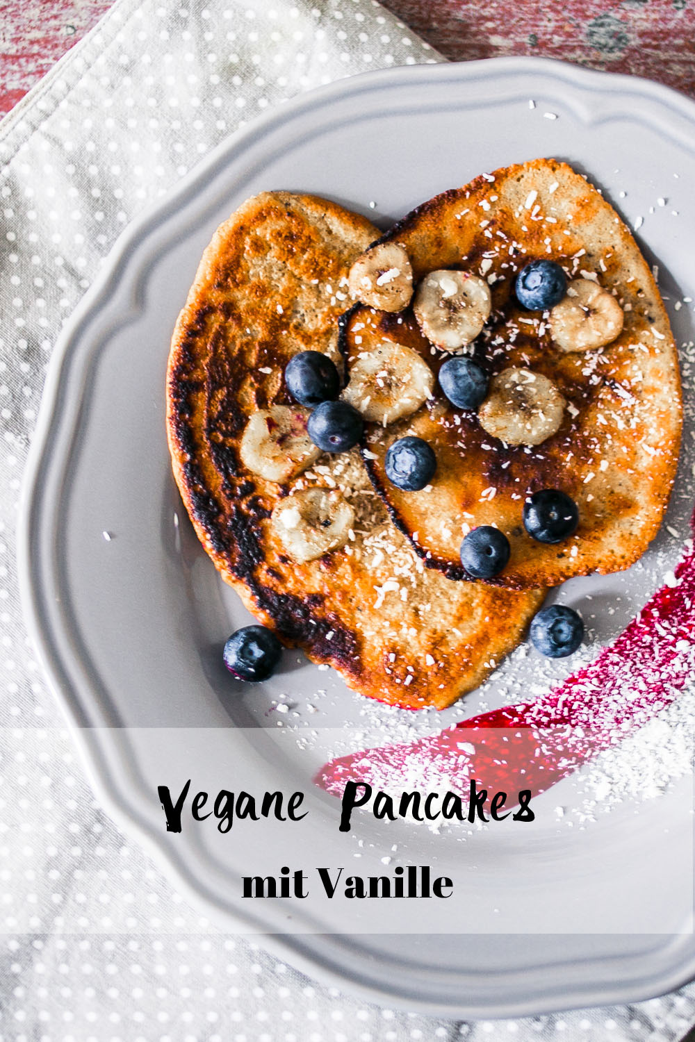 Vegane Pancakes Vanille 