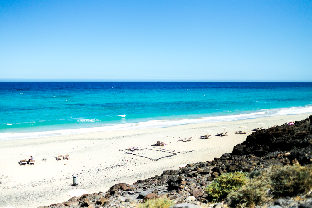 Fuerteventura Inselrundfahrt mit dem Mietwagen Strand