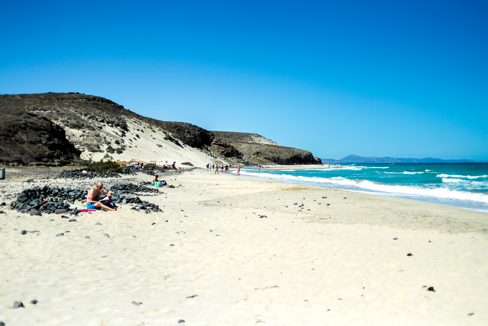 Fuerteventura Inselrundfahrt mit dem Mietwagen Strand