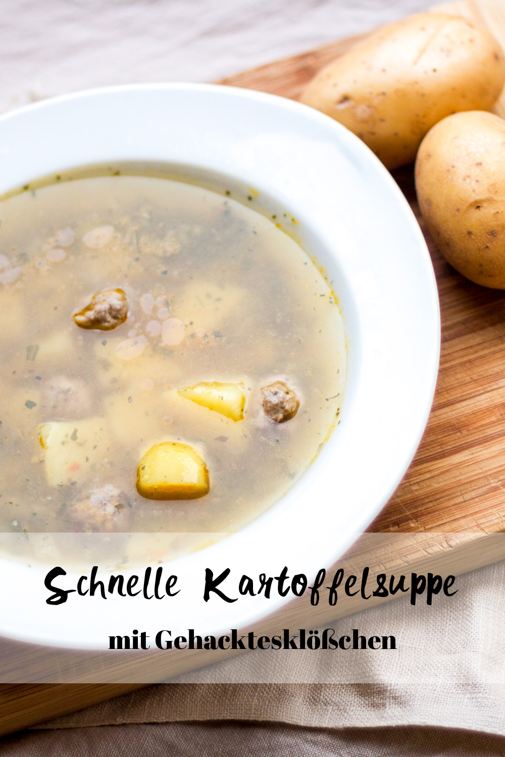 Schnelle Kartoffelsuppe