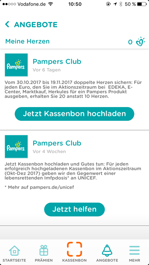 Pampers UNICEF Pampers Club App 1Pampers UNICEF Pampers Club App 1