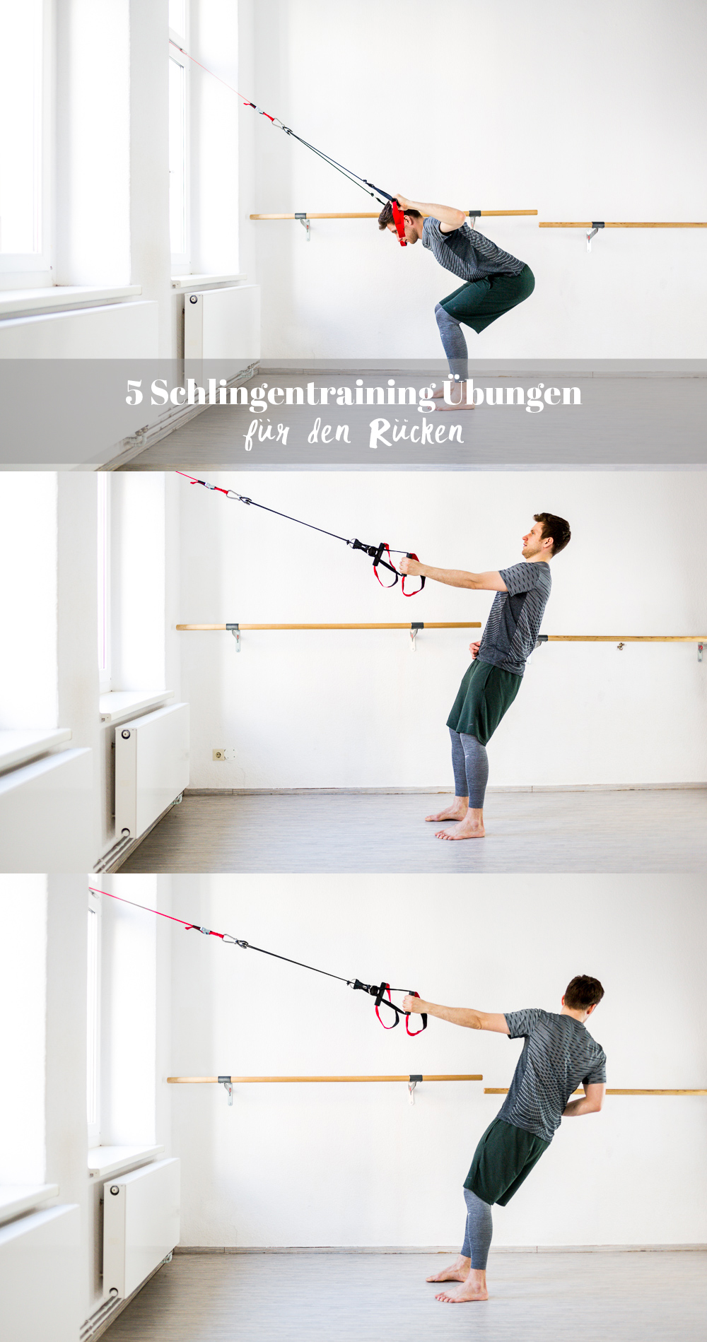 Schlingentraining Übungen Rücken Pin
