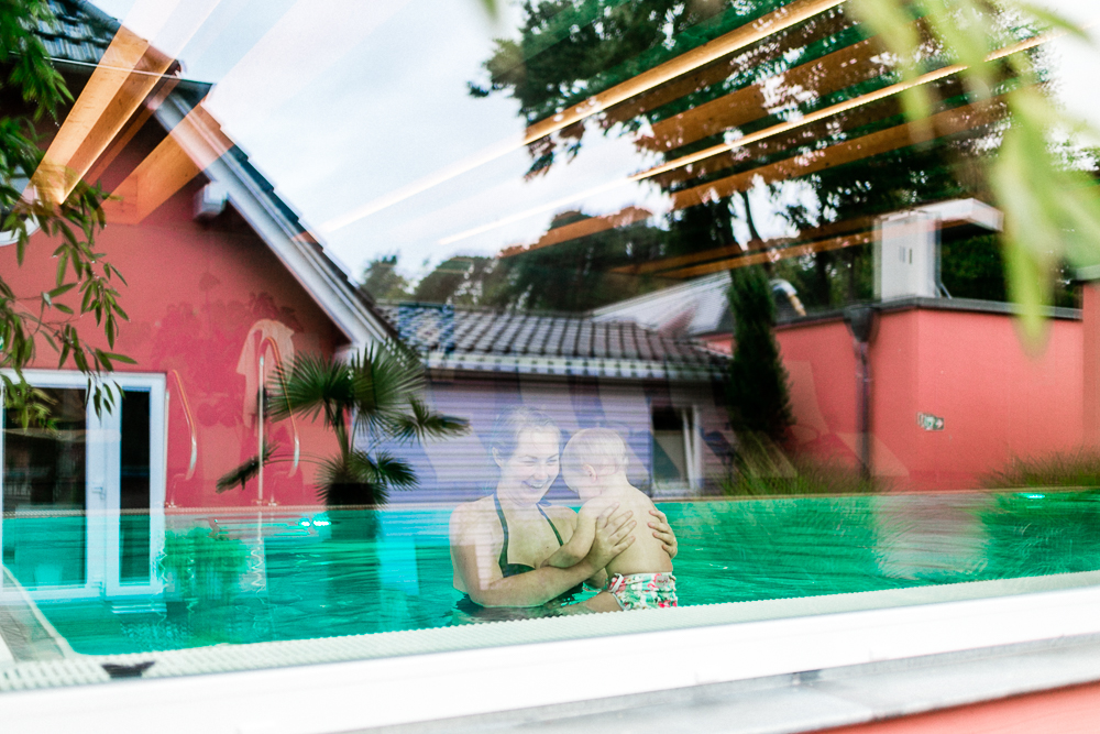 Mit Kleinkind auf Rügen Regenbogen Ferienanlage Göhren Ostsee Erfahrungen Wellnessbereich Silenciospa