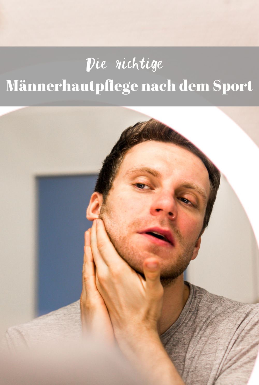 Männerhaut nach dem Sport pflegen i+m berlin