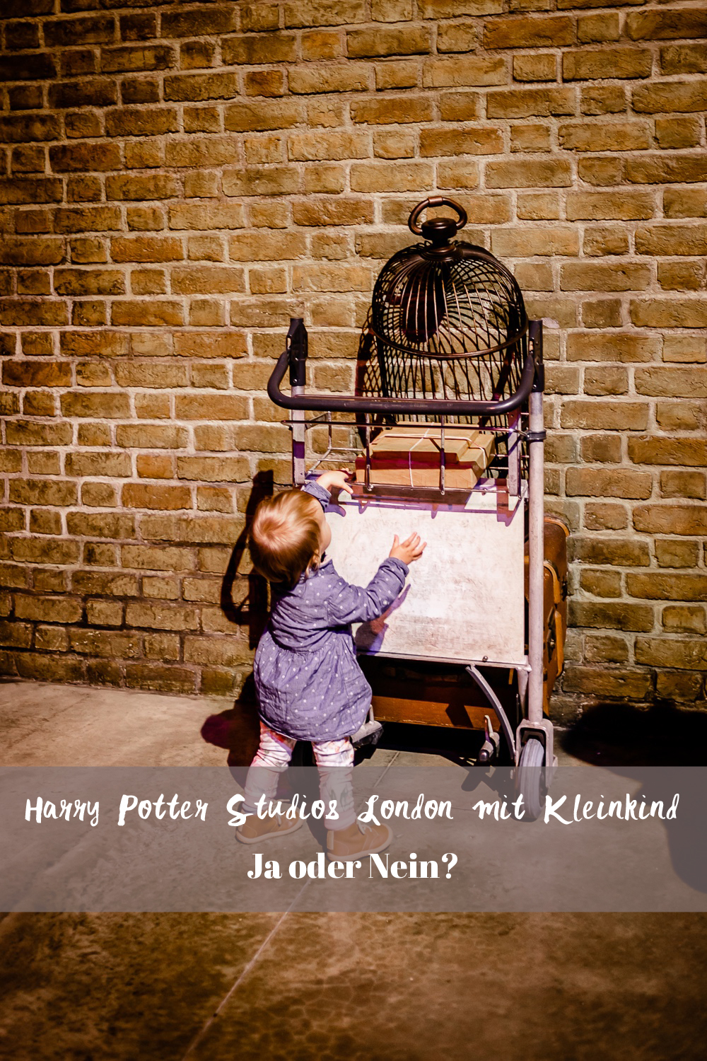 Harry Potter Studios London mit Kleinkind