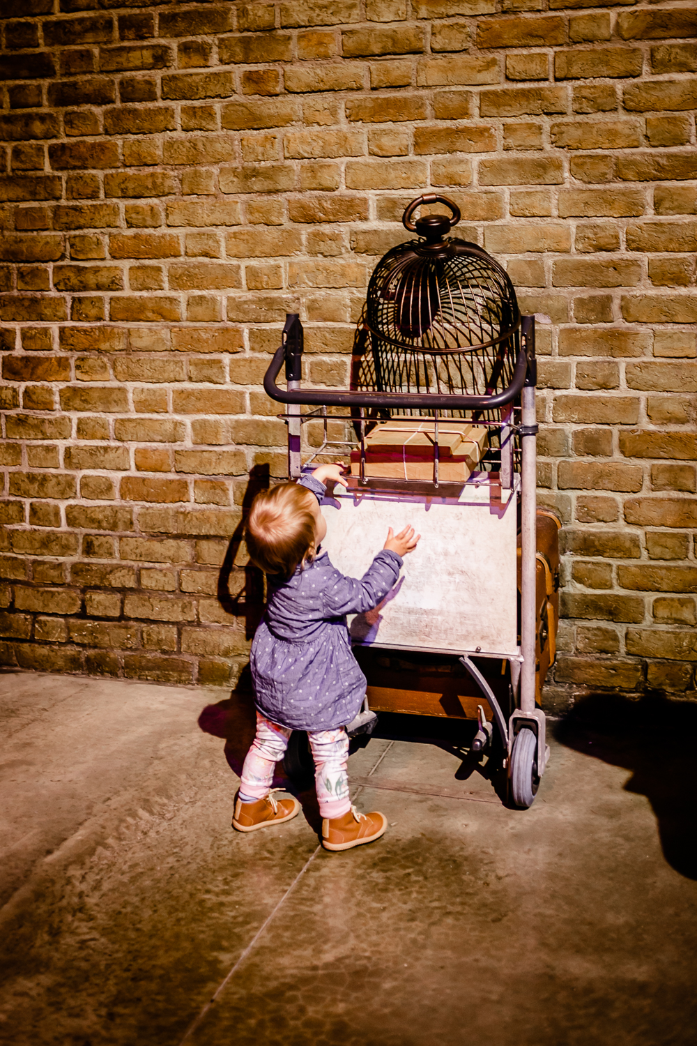 Harry Potter Studios mit Kleinkind