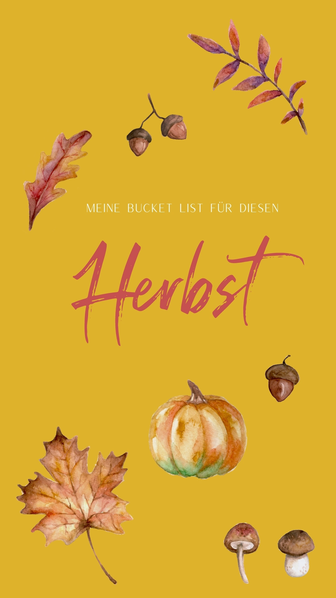 Herbst Bucket List