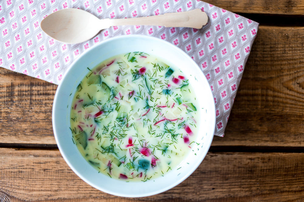 Vegane Okroschka Rezept