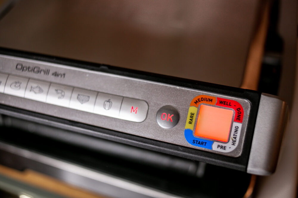 Tefal Optigrill Garlevelanzeige