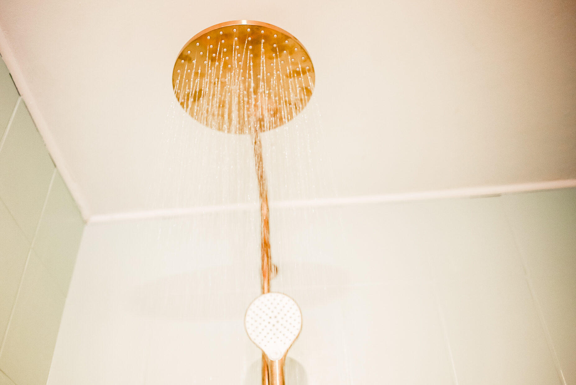 Regendusche mit Aufputzarmatur Hansa Viva Bronze