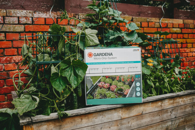 Automatisches Bewässerungssystem für den Garten Gardena