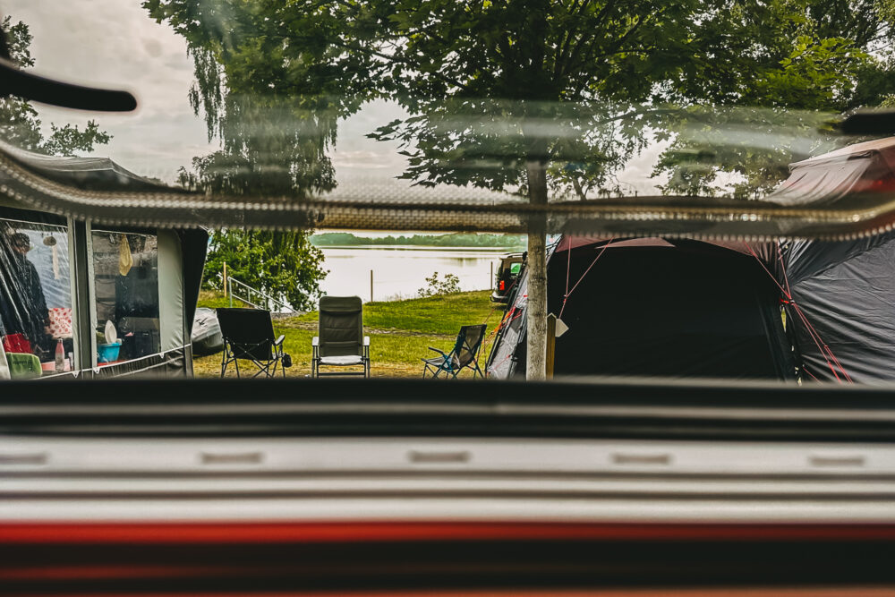 Campingplatz Vaclav Jesenice Stausee Tschechien